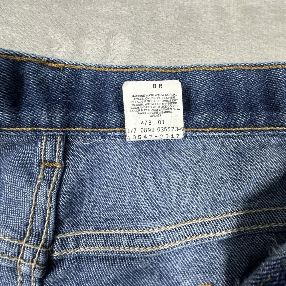 Vintage Levis 541 Orange Tab Jeans Mens 40x32 Straight Leg Blue Denim 90s